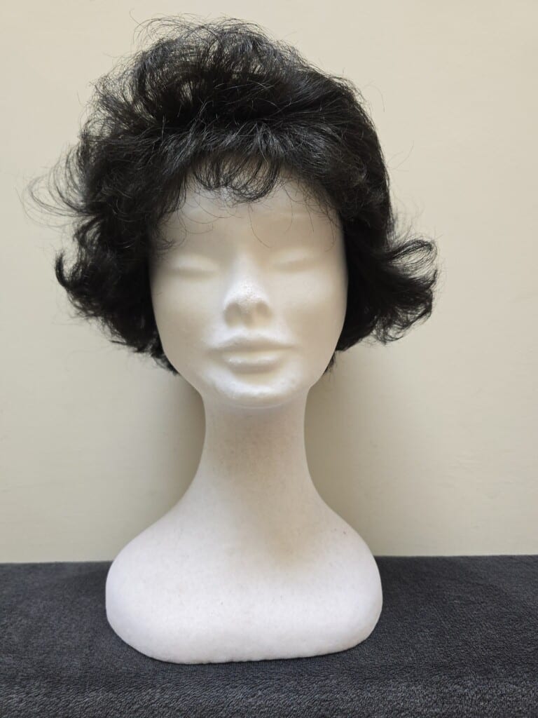 Black with a Basic Cap Wig No. 512