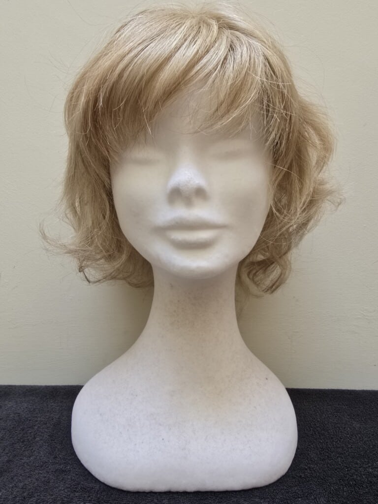 Blonde with a Basic Cap and Monofilament Parting Wig No. 538