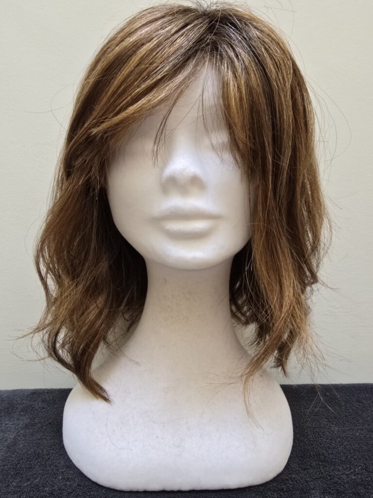 Red with a Basic Cap and Monofilament Parting Wig No. 540
