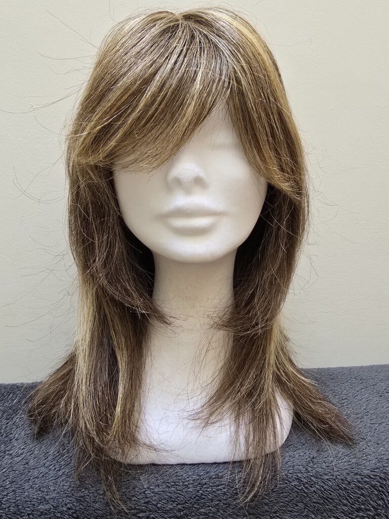 Brown with a Basic Cap and Monofilament Parting Wig No. 341