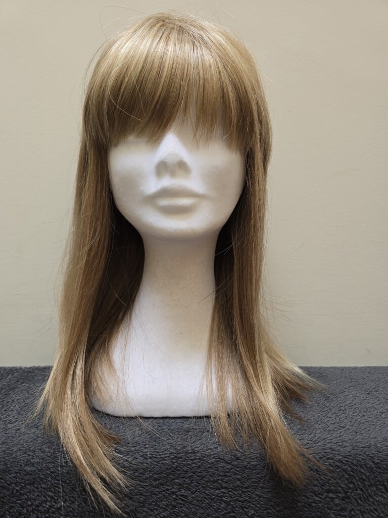 Blonde with a Basic Cap and Monofilament Parting Wig No. 545