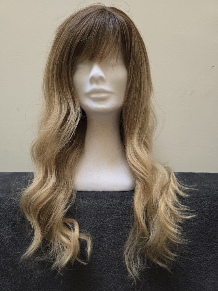 Brown with a Basic Cap and Monofilament Parting Wig No. 550