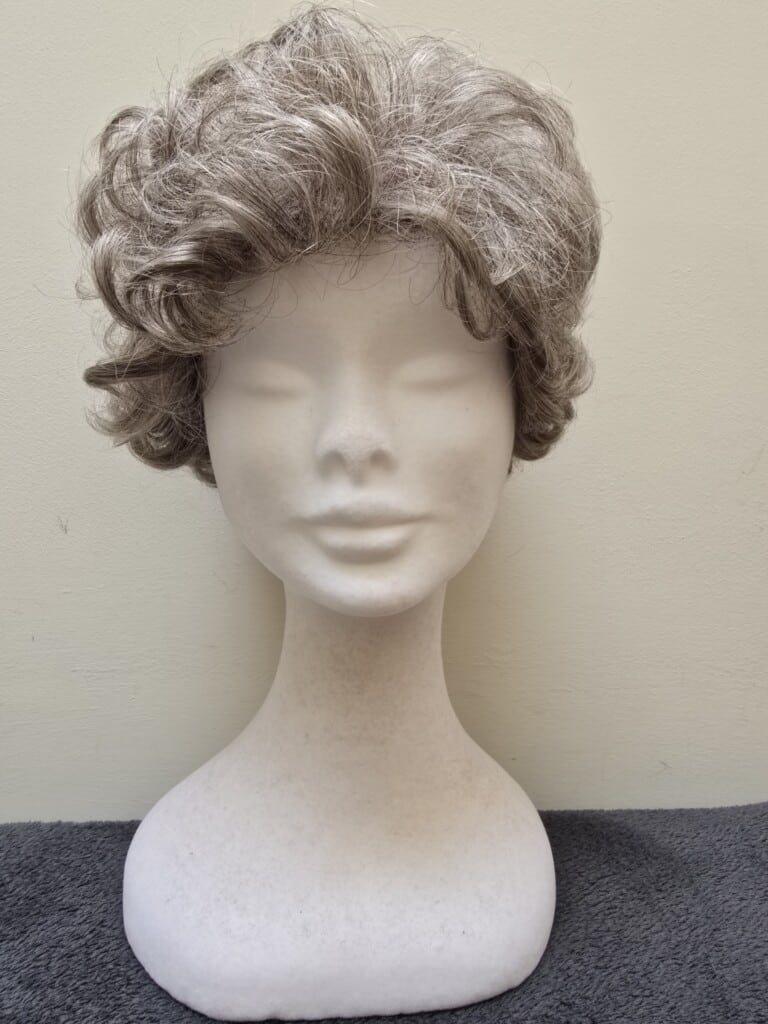 Grey with a Monofilament Cap Wig No. 553