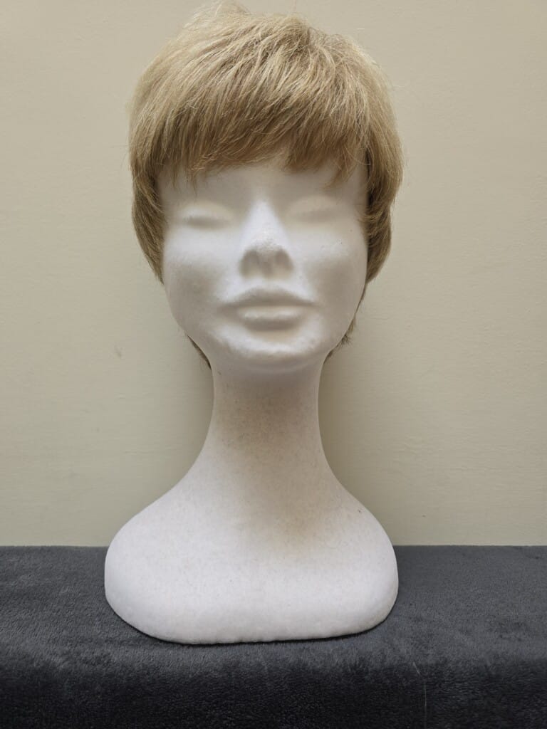 Blonde with a Basic Cap and Monofilament Top Wig No. 571