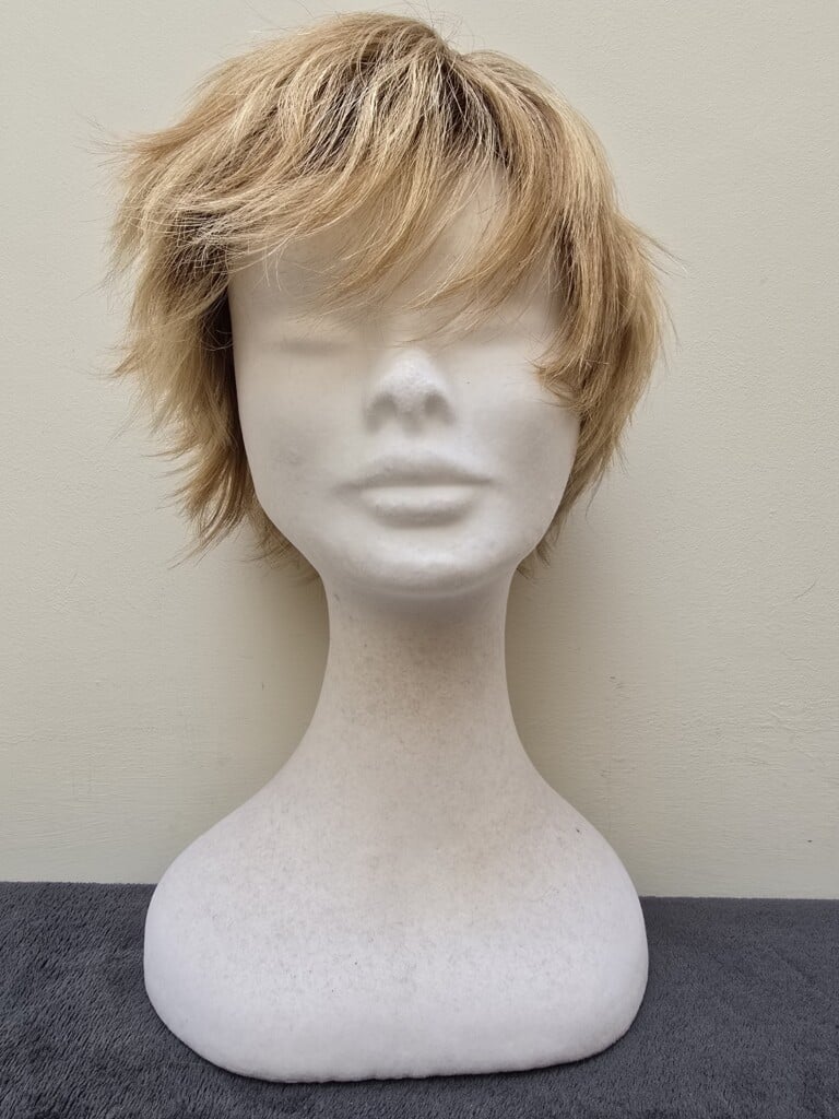 Blonde with a Basic Cap and Lace Top Wig No. 572