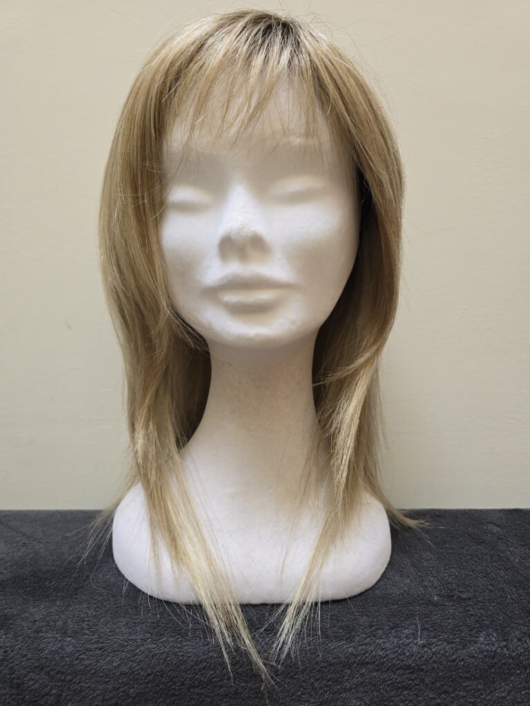 Blonde with a Basic Cap and Monfilament Parting Wig No. 546