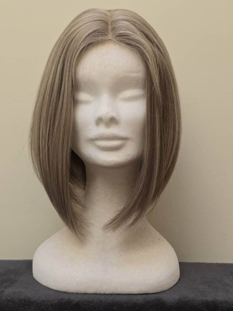 Grey with a Basic Cap and Monofilmanet Parting Wig No. 603