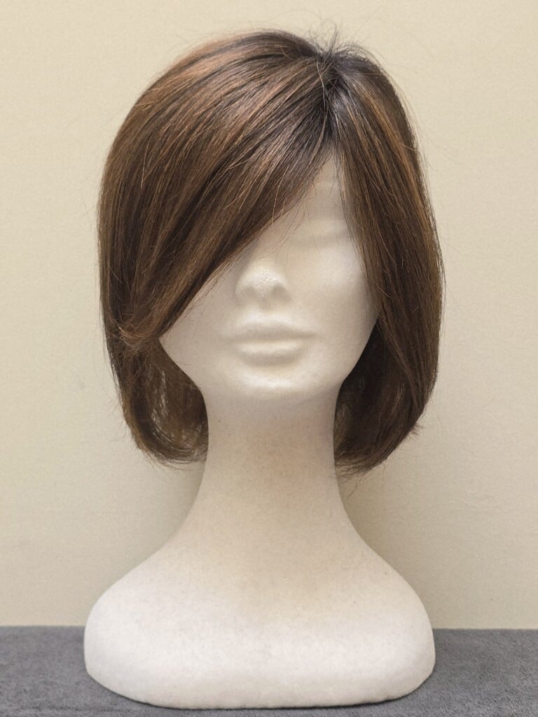 Brown with a Basic Cap and Monofilament Parting Wig No. 608
