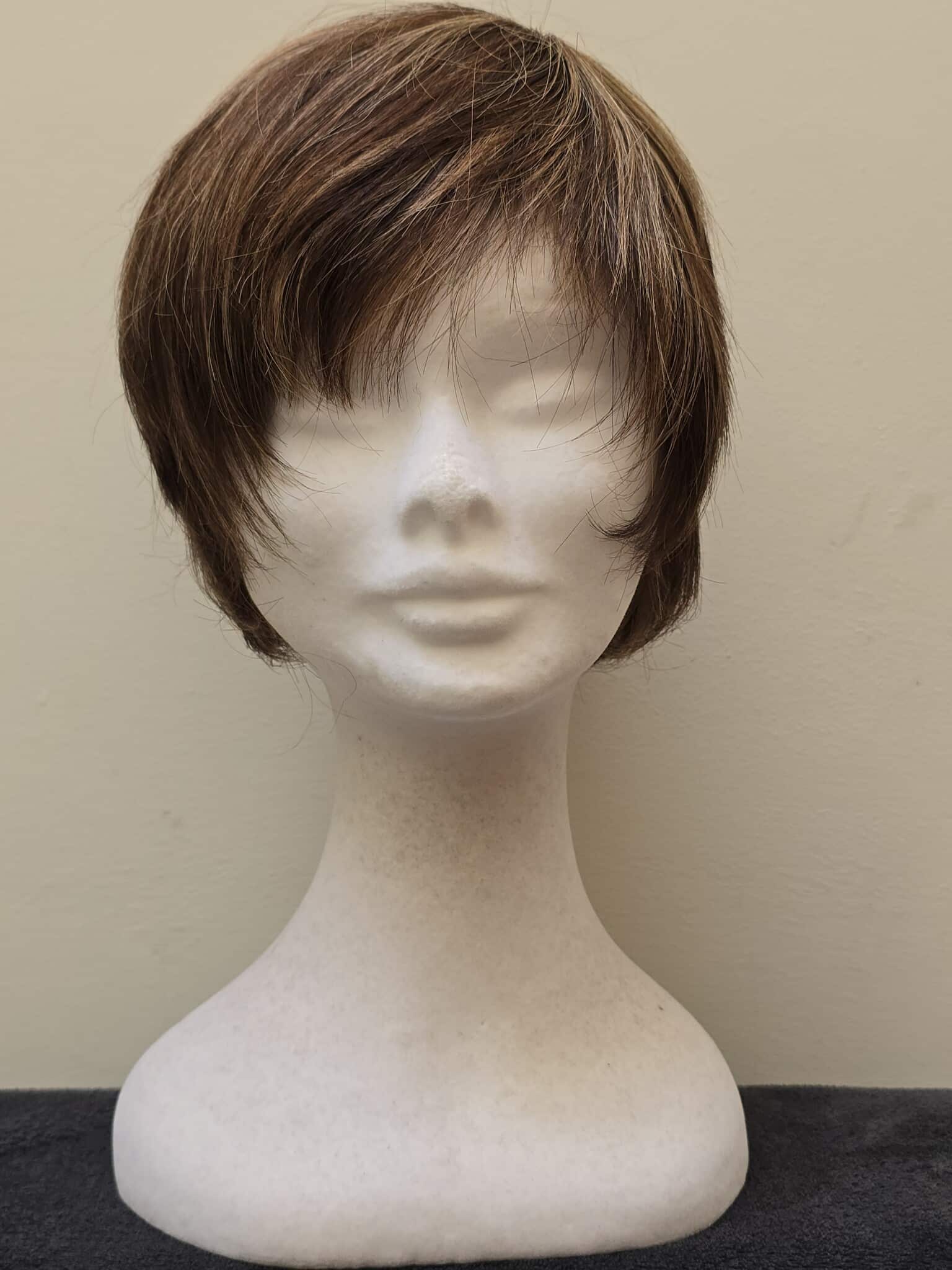 Red with a Hand Stitched Cap Wig No. 616