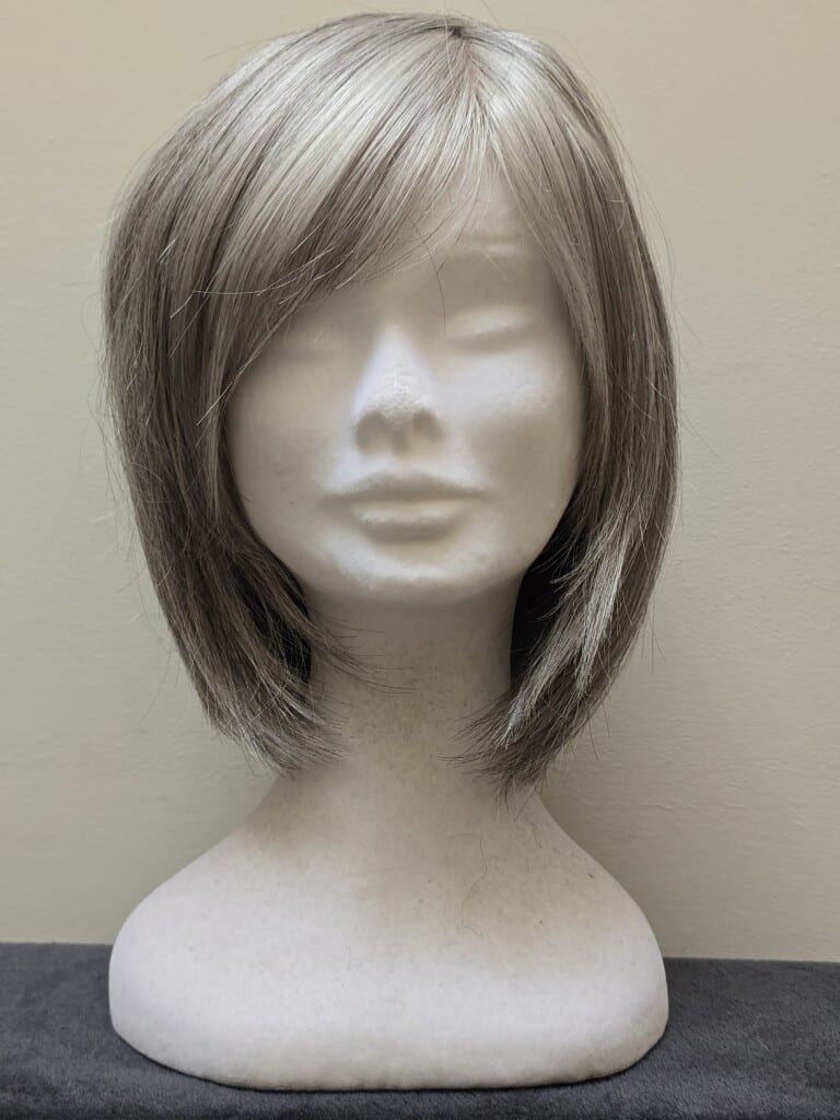 Grey with a Basic Cap and Monofilament Top Wig No. 621