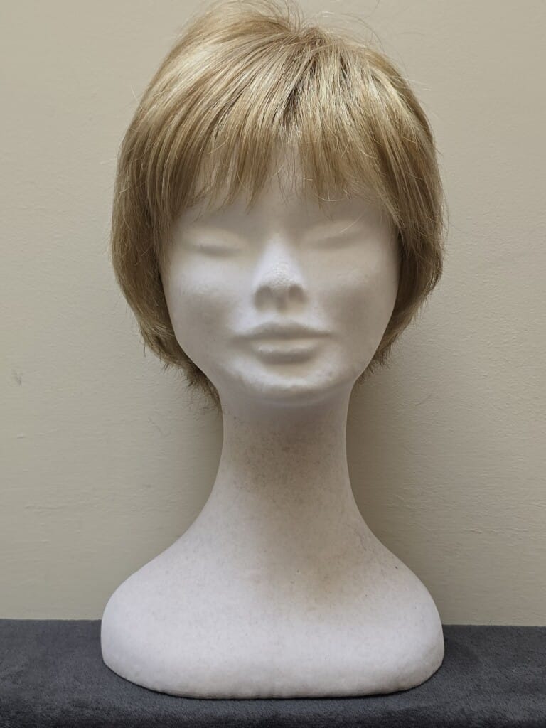 Blonde with a Hand Tied Cap and Monofilament Top Wig No. 623