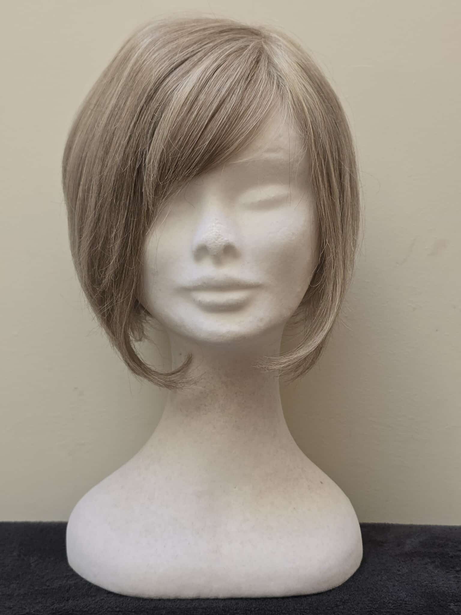 Grey with a Basic Cap and Monfilament Top Wig No. 627