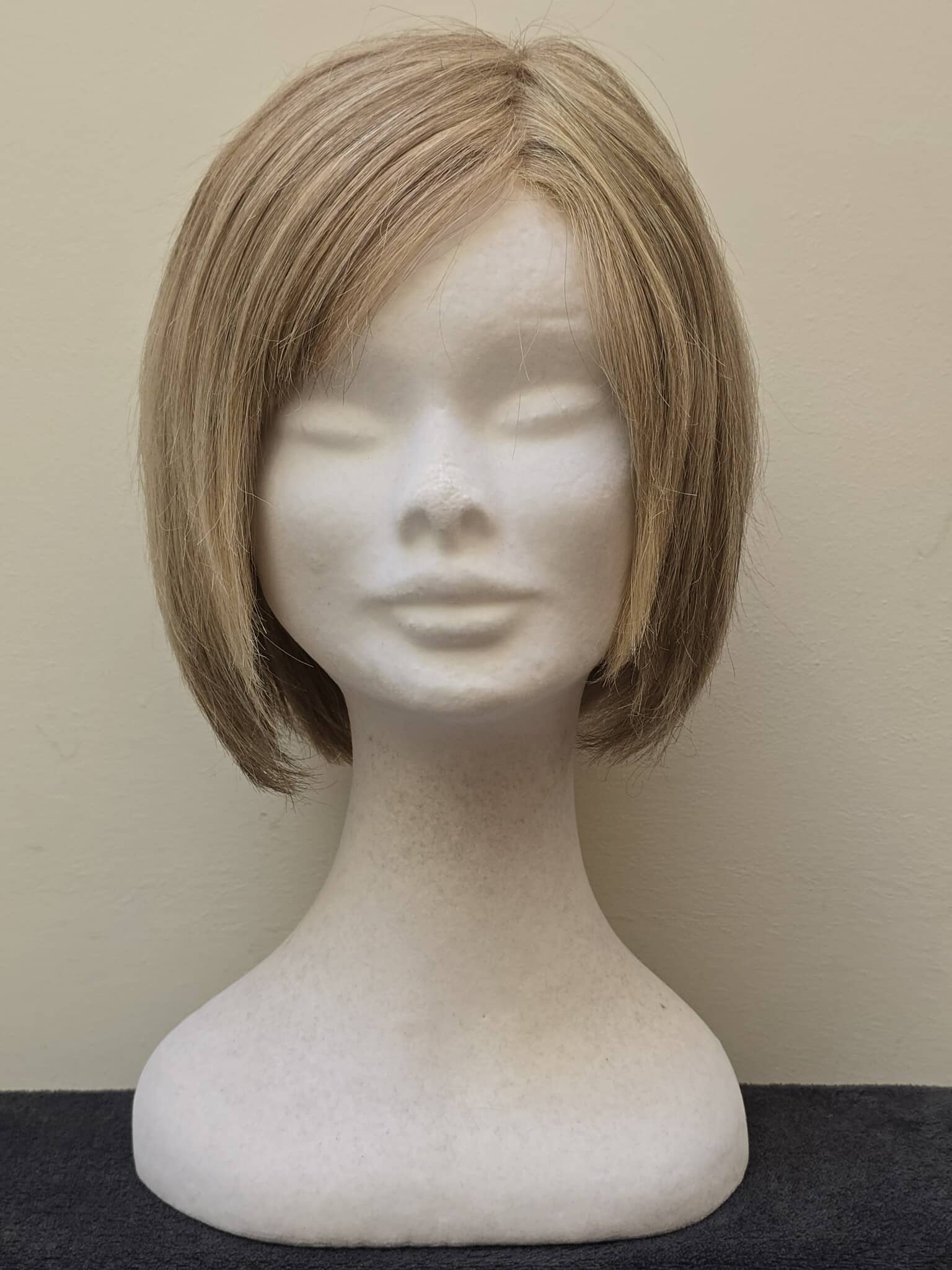 Blonde with a Basic Cap and Monofilament Top Wig No. 628
