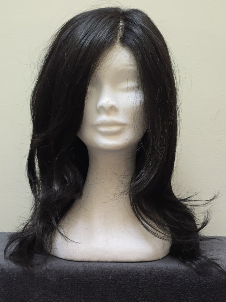 Black with a Basic Cap and Monofilament Parting Wig No. 631
