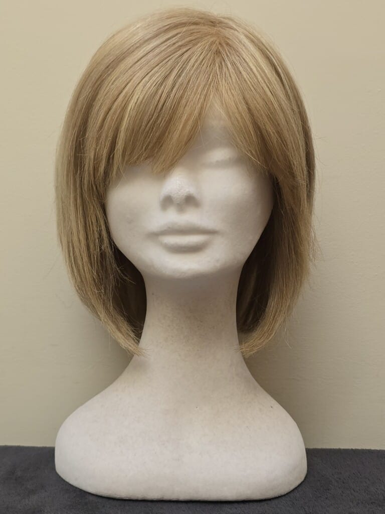 Blonde with Hand Tied Cap and Monofilament Top Wig No. 633
