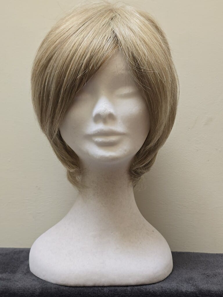 Blonde with a Basic Cap and Monofilament Top Wig No. 637